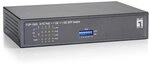 LevelOne Switch 8x FE FGP-1000 1xGE 1xGSFP 120W