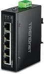 TRENDnet, TI-G50, 5-Port geh&auml;rteter industrieller Gigabit-DIN-Rail-Switch, 10 Gbit/s