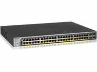 Netgear GS752TPP 48 Port Gigabit Ethernet LAN PoE Switch Smart und 4x 1G-SFP