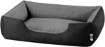 BedDog Hundebett LUPI Hundekissen Hundekorb mit Waschbarem Bezug