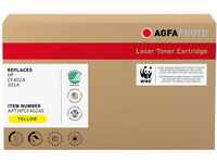 AgfaPhoto Laser Toner ersetzt HP CF402A; 201A, 1400 Seiten, gelb (für die...