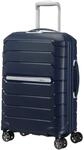 Samsonite Flux - Spinner S, Erweiterbarer Handgep&auml;ck, 55 cm, 37/44 L, Blau (Navy