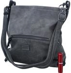 TOM TAILOR Elin Damen Umh&auml;ngetasche Crossbody Bag Mittelgro&szlig; Grau
