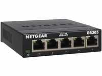 NETGEAR GS305 LAN Switch 5 Port Netzwerk Switch (Plug-and-Play Gigabit Switch...