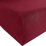 Bassetti Spannbettlaken 550 Bordeaux Baumwolle/Elastan, Ma&szlig;e: 180cm x 200cm, 200cm x