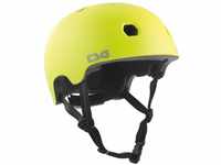 TSG Kinder Meta Solid Color Helm, Satin Acid Yellow, XXS/XS