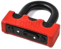 ABUS Motorradschloss Power XS 67/105HB50 - B&uuml;gelschloss mit Erinnerungskabel und
