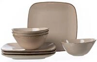 Ritzenhoff & Breker Tafelservice Casa, 8-teilig, Tafelservice, Nougat, 33 x 33 x 18