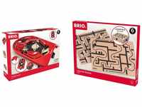 BRIO Spiele 34017 Holz-Flipper Space Safari - Pinball als Holzspielzeug für...