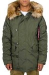Alpha Industries Explorer Winterjacke f&uuml;r Herren Dark Green