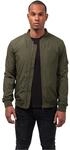 Urban Classics Herren, Bomber Jacke, Dunkles Olivgr&uuml;n, L