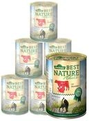 Dehner Best Nature Katzenfutter, Nassfutter, f&uuml;r ausgewachsene Katzen, Rind / Pute,