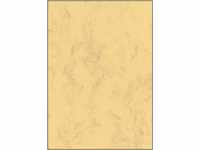 SIGEL DP262 Hochwertiges Marmor-Papier sandbraun, A4, 100 Blatt, Motiv...