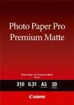 Canon Fotopapier PM-101 Premium matt - DIN A3, 20 Blatt (210 g/qm) f&uuml;r