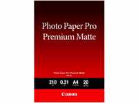 Canon Fotopapier PM-101 Premium matt - DIN A4, 20 Blatt (210 g/qm) für