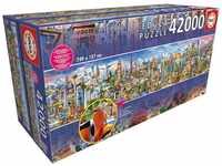 Educa - Puzzle 42000 Teile für Erwachsene | Das große LebenEinmal um die Welt,