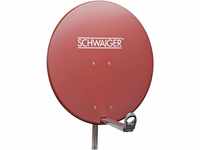 Schwaiger SPI998.2 SAT Antenne 75cm Reflektormaterial: Aluminium Ziegel-Rot