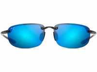 Maui Jim Hookipa 807 Sonnenbrille, Blau (Smoke Grey (B407-11), 64/17/130