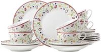 Ritzenhoff & Breker Kaffeeservice Doppio Shanti, 18-teilig, Porzellangeschirr