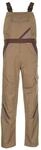 Planam 2334050 Highline Latzhose, Khaki/Braun/Zink, Gr&ouml;&szlig;e 50