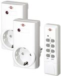 Brennenstuhl Funkschalt-Set RCS 1000 N Comfort, 2er Funksteckdosen Set (Funksteckdose