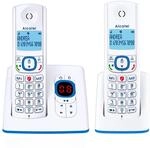 ALCATEL F530 Voice Duo - Schnurloses Festnetztelefon DECT mit Anrufbeantworter -