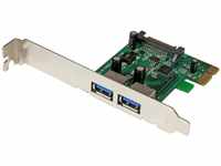 StarTech.com 2 Port PCI Express SuperSpeed USB 3.0 Schnittstellenkarte mit UASP...