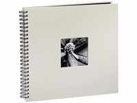 Hama Fotoalbum Jumbo 36x32 cm (Spiral-Album mit 50 schwarzen Seiten, Fotobuch...