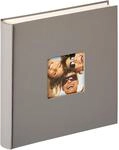 walther design Fotoalbum grau 30 x 30 cm mit Cover-Ausstanzung, Fun FA-208-X