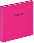 walther design G&auml;stebuch pink 26 x 25 cm mit Pr&auml;gung und Spiralbindung, Fun