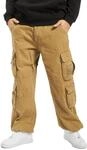 Brandit Pure Vintage Pants, Farbe: beige, Gr&ouml;&szlig;e: S