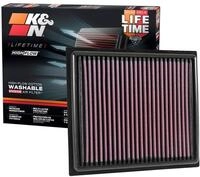 K&N 33-5034 Motorluftfilter: Hochleistung, Pr&auml;mie, Abwaschbar,...