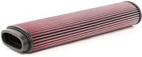K&N E-2657 Waschbarer und wiederverwendbarer KFZ Tauschluftfilter, Rot