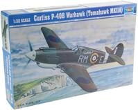 Trumpeter 02228 Modellbausatz Curtiss P-40B Warhawk, Mittel, Verschieden