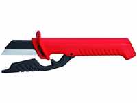 Knipex Kabelmesser mit auswechselbarer Klinge 190 mm (SB-Karte/Blister) 98 56 SB