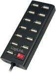 LogiLink UA0126 - USB 2.0 Hub, 13-Port mit EIN/AUS Schalter