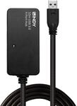 LINDY 43159 Kabel USB mini-a/BLE 0,5 m schwarz