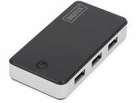 DIGITUS USB-Hub - 4 Ports - Super-Speed USB 3.0 - 5 GBit/s - Plug&Play -
