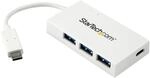 StarTech.com 4 Port USB-C Hub - USB C und 3X USB-A - USB 3.0 Hub - Wei&szlig; - 4 Port USB