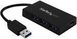 StarTech.com 4 Port USB 3.0 Hub - USB-A auf 3x USB-A und 1x USB-C - inklusive
