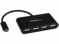 StarTech.com 4 Port USB-C Hub - Mini Hub - USB C auf 4x USB-A - USB 2.0 Hub -...