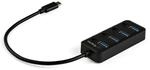 StarTech 4-Port Bus-betriebener USB C Hub mit Einzelschaltern pro Port, USB 3.0