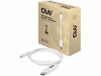 Club 3D Kabel USB 3.1 Typ C > DP 1.2a 4K60Hz UHD 1,2meter CAC-1517 weiß