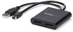 StarTech Mini DisplayPort auf 2x DP Multi Stream Transport Hub