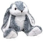 Small Foot Hase Hoppel, Kuscheltier mit flauschigem Fell und Schlappohren, zum