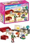 PLAYMOBIL Dollhouse 70207 Gem&uuml;tliches Wohnzimmer, Mit Lichteffekt, Ab 4 Jahren