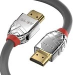 LINDY 37875 7.5m Standard HDMI Kabel, Cromo Line, Anthrazit