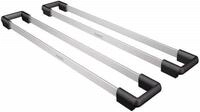 BLANCO 2 x TOP-Schienen | Edelstahl/Kunststoff | 416 x 60 mm | Passend zu allen