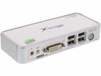 InLine 61602C KVM Switch, DVI, 2-fach, USB, mit Audio