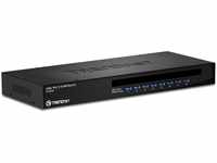 TRENDnet TK-803R 8-Port USB/PS2 Rack Mount KVM Switch, VGA & USB Anschlüsse,